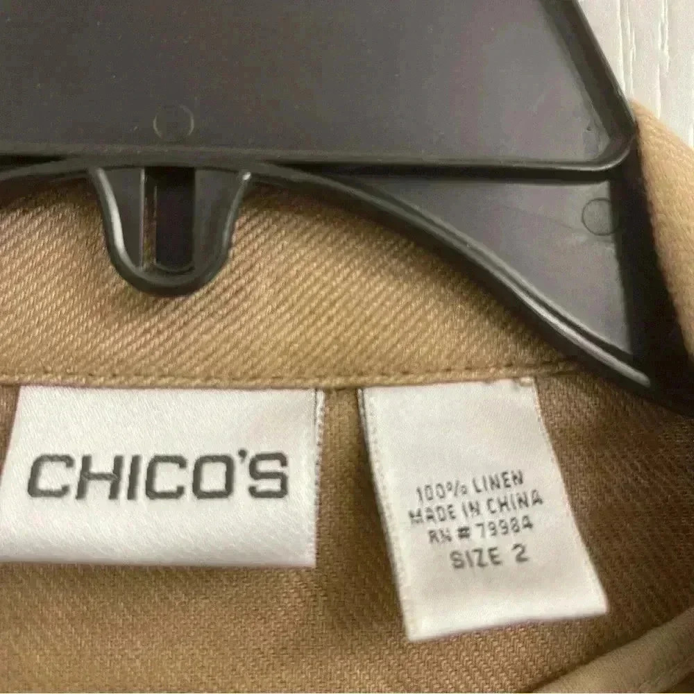 Gold Shimmer Jacket and Tank Top by Chico’s - Picture 5 of 11
